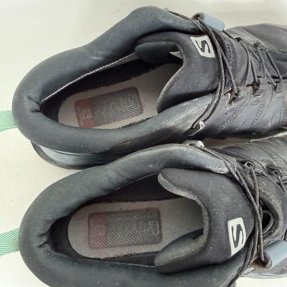 Salomon X Ultra 4 Gore-Tex Hiking Shoes Women's 8 Black Stormy Weather Low Top - Picture 9 of 10